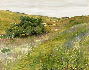 Plain Scenes Painting - Landscape Shinnecock Hills impressionism William Merritt Chase